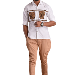 White Hunting Shirt Camouflage Pockets - Premium Tactical Style | Jaipurio